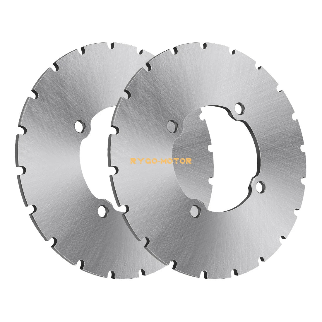 2 x Front Brake Rotor Disc for Polaris Scrambler 400 500 4X4 2x4 (1998–2000)