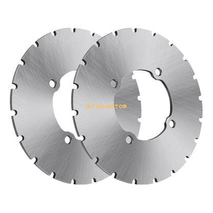2 x Front Brake Rotor Disc for Polaris Scrambler 400 500 4X4 2x4 (1998–2000)