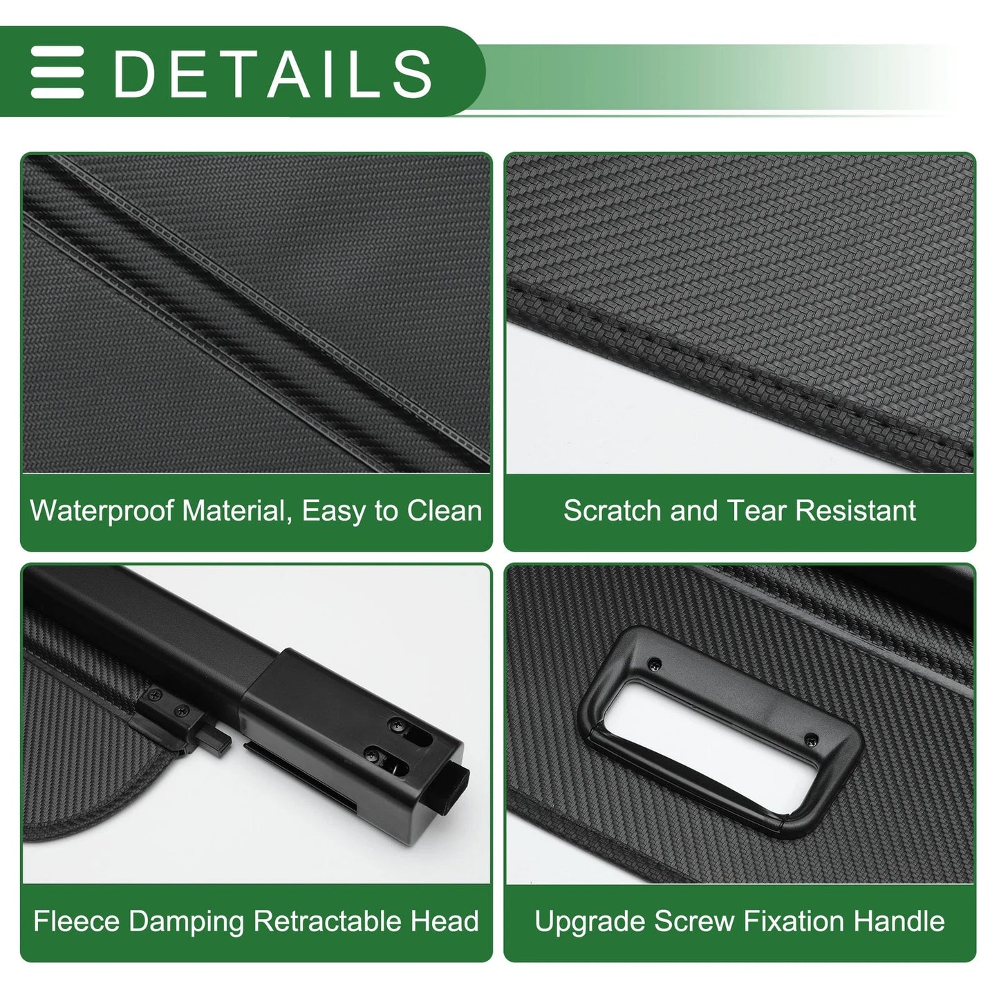 Car Trunk Retractable Cargo Cover for Chevrolet Orlando (2010 - 2018)