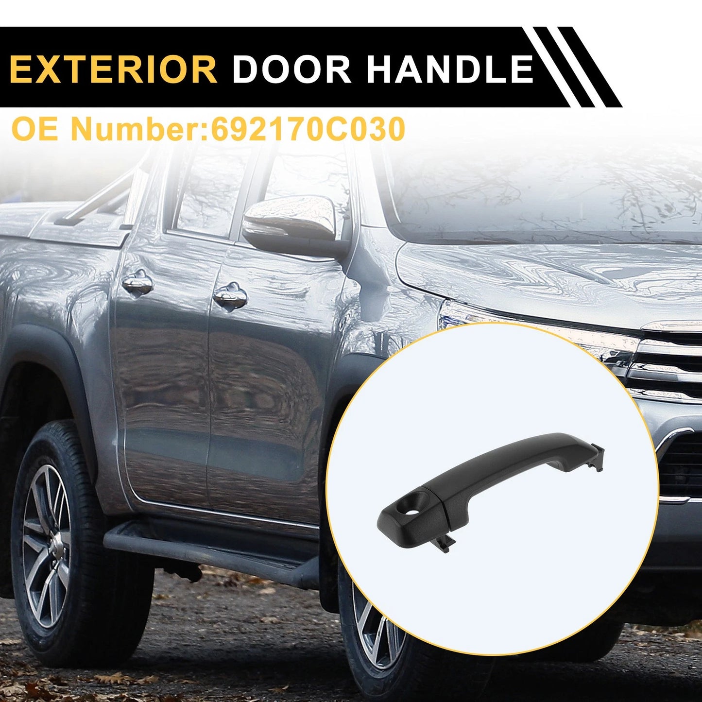 Front Right Exterior Door Handle for Toyota Tundra (2007–2020)