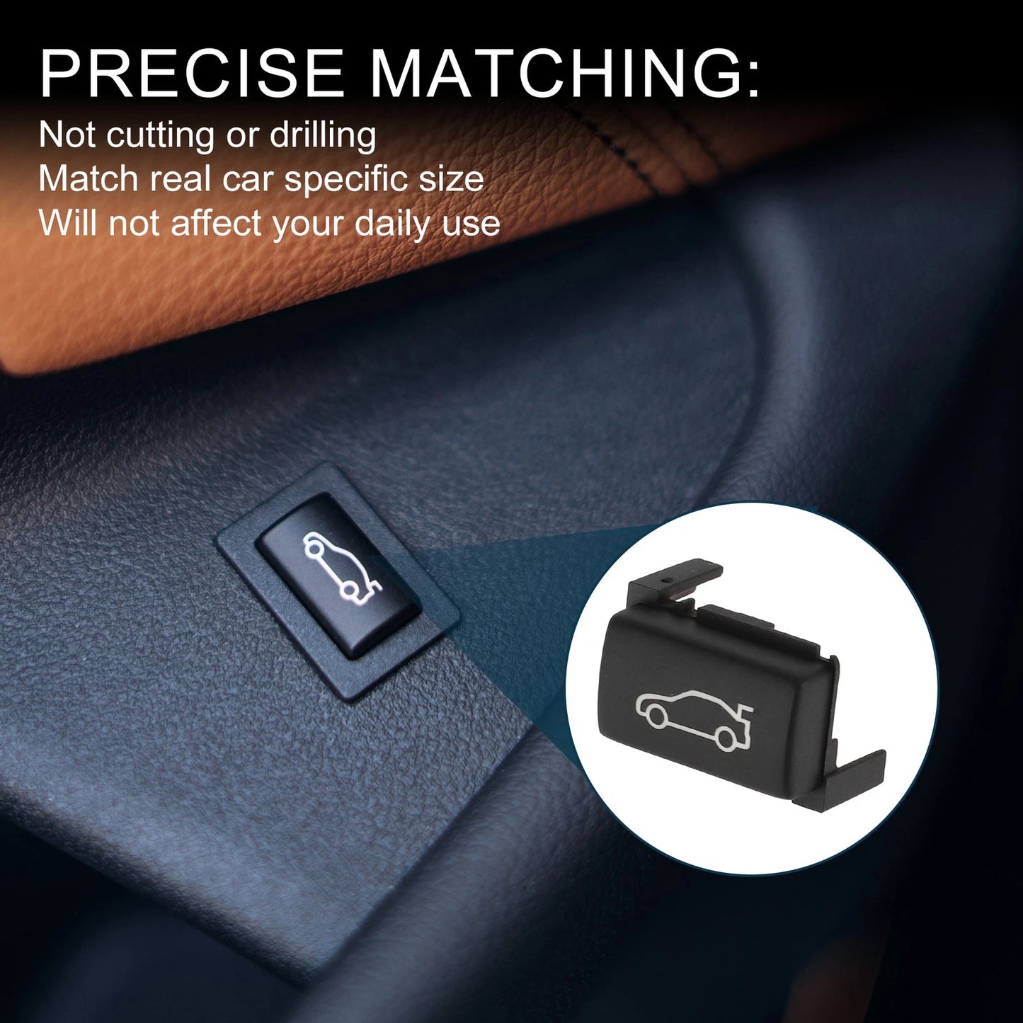 Tailgate Rear Trunk Switch Button Cover for BMW 1 2 3 4 5 6 7 X1 X3