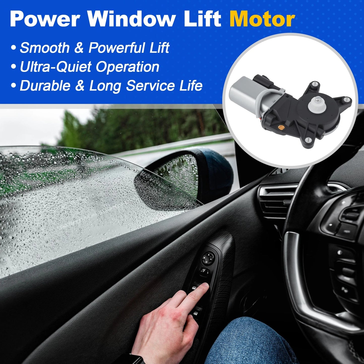 Power Window Motor Rear Left for Buick Enclave (2008–2012)