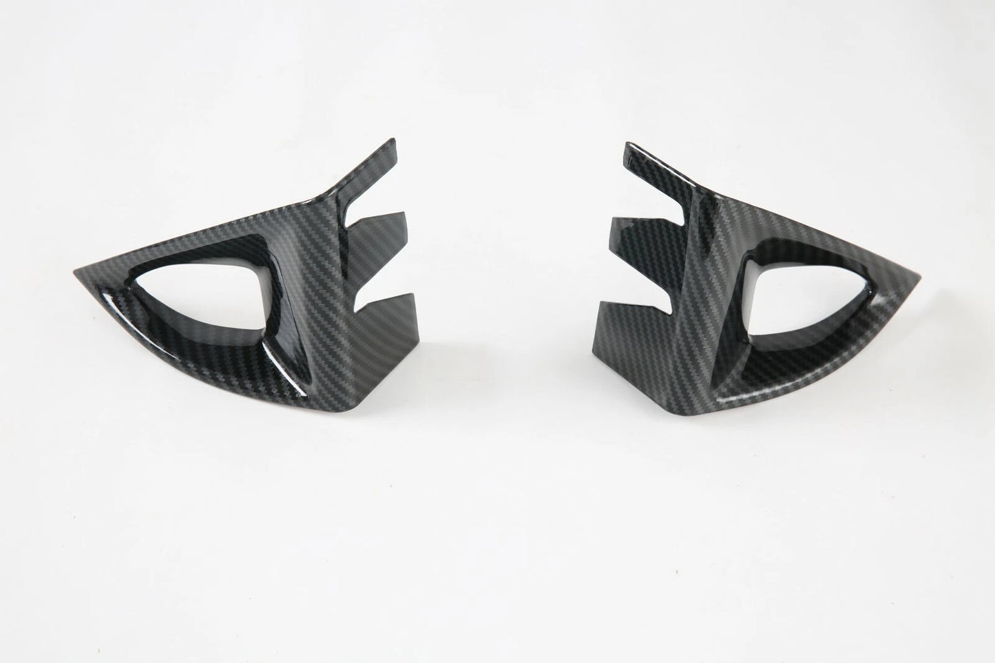 Front Fog Lamp Light Cover Trim for Nissan Rogue (2021-2023) 2 x Carbon Fiber