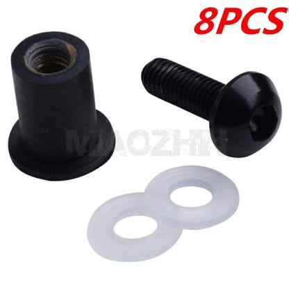 8X M5 Windshield Bolts for BMW F650GS F800GS R1200S (2001-2018)