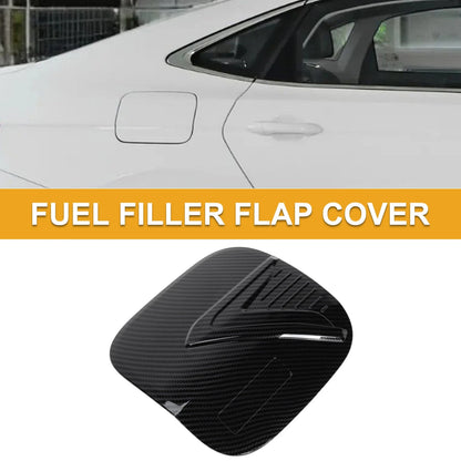 Fuel Tank Door Cap for Mitsubishi Eclipse (2018-2025) Carbon Fiber Black