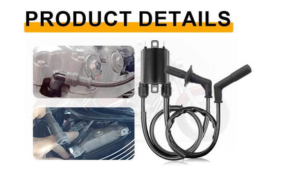 2 x Ignition Coil W Spark Plug Cap for HONDA Shadow Sabre 1100 VT1100C2 (2000–2007)