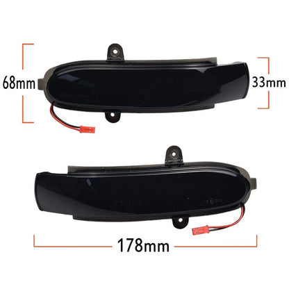 Amber LED Side Mirror Turn Signal Light for Mercedes W203 C-Class (2000-2007)