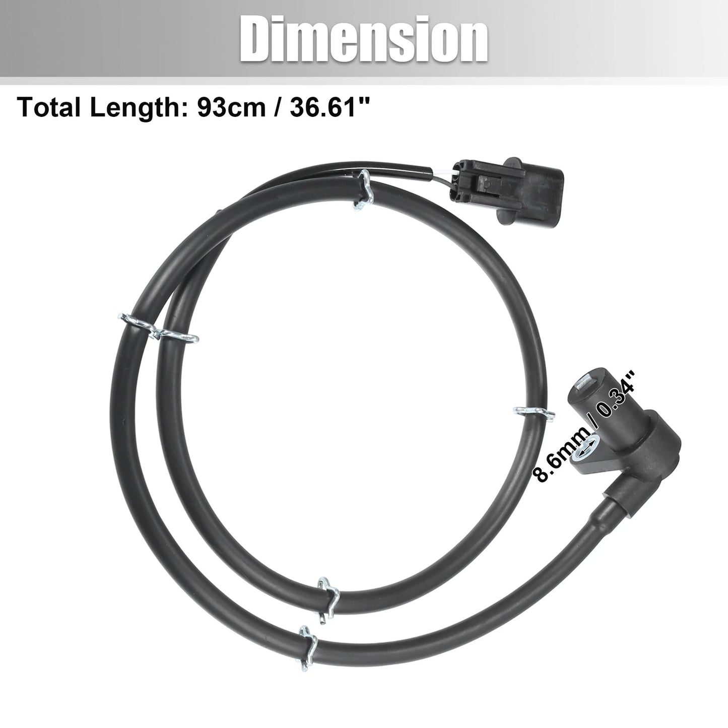Front Right ABS Speed Sensor for Mitsubishi Montero (1997-2000)