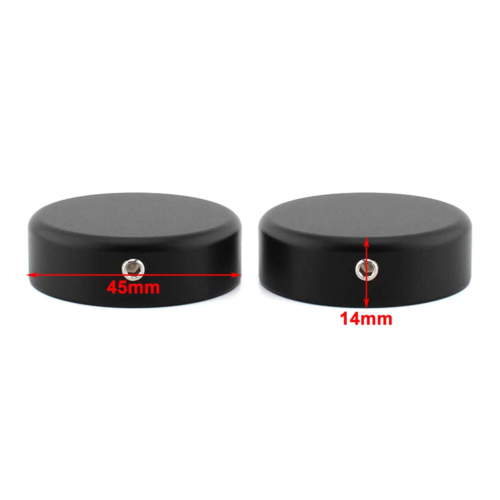 Black Upper Fork Stem Covers for Honda GB350 NC59 GB350S CB350 CB350S (2021+)
