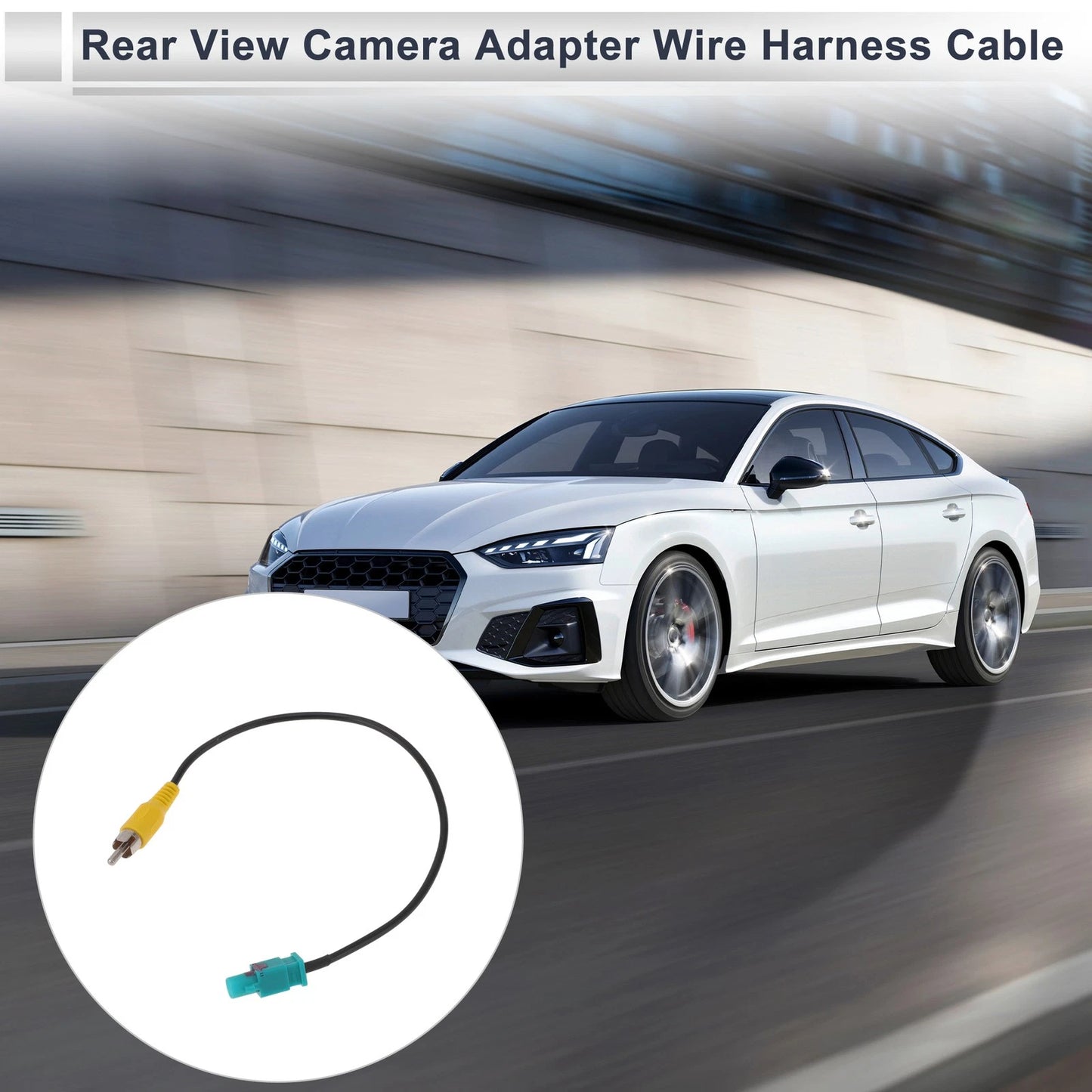 Rear View Camera Adapter Wire Harness Cable for Volvo XC60 (2008-2014)