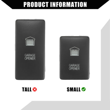 Garage Opener Push Button Switch Set for Toyota Land Cruiser 4Runner (2003-2023)