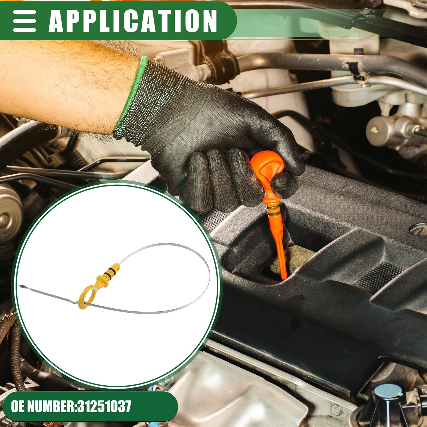 Engine Oil Dipstick for Volvo S80 (2007-2014)