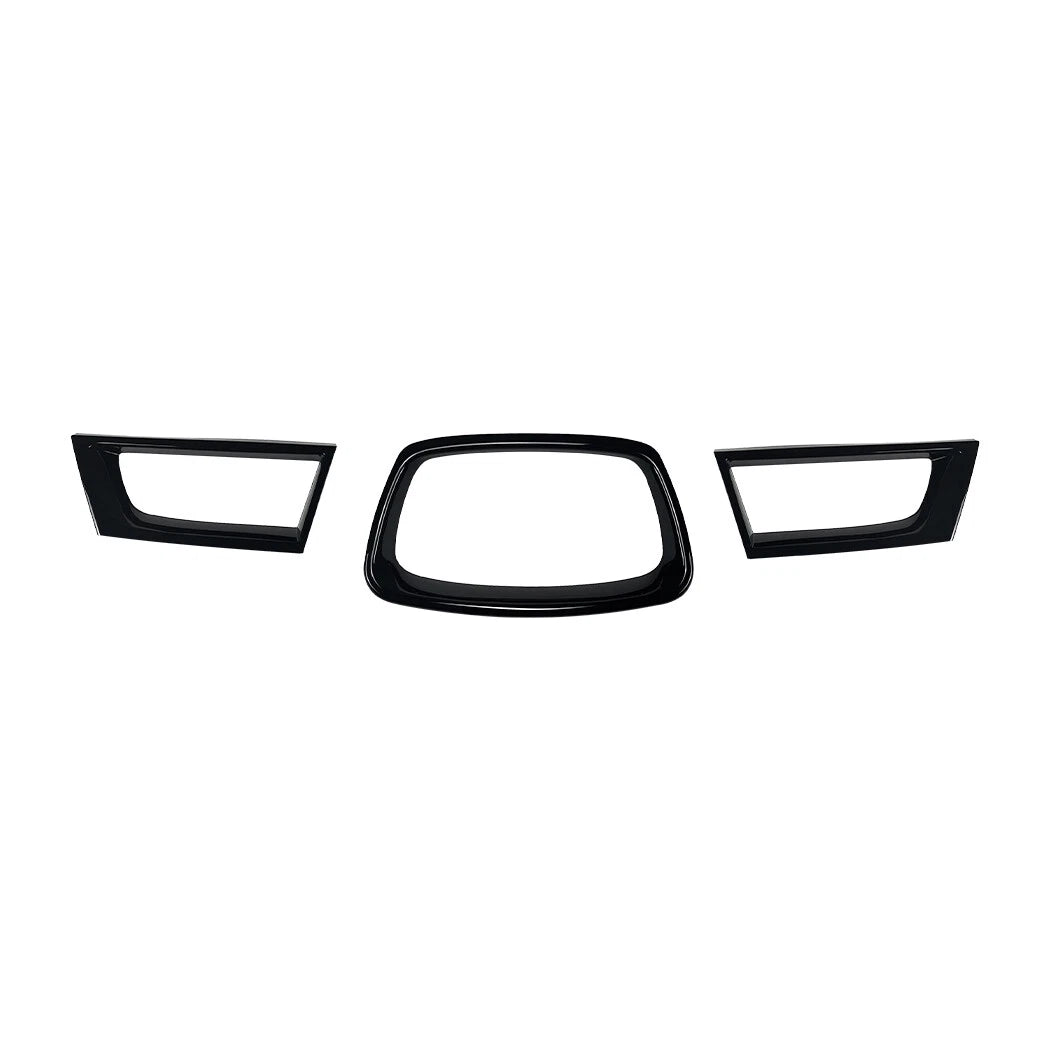 Front Bumper Grill Grille Set for Subaru Impreza WRX STI (2006–2007)