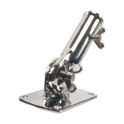 Heavy Duty Flag Pole Holder for Truck/RV/Boat/Yacht - 316 Stainless Steel