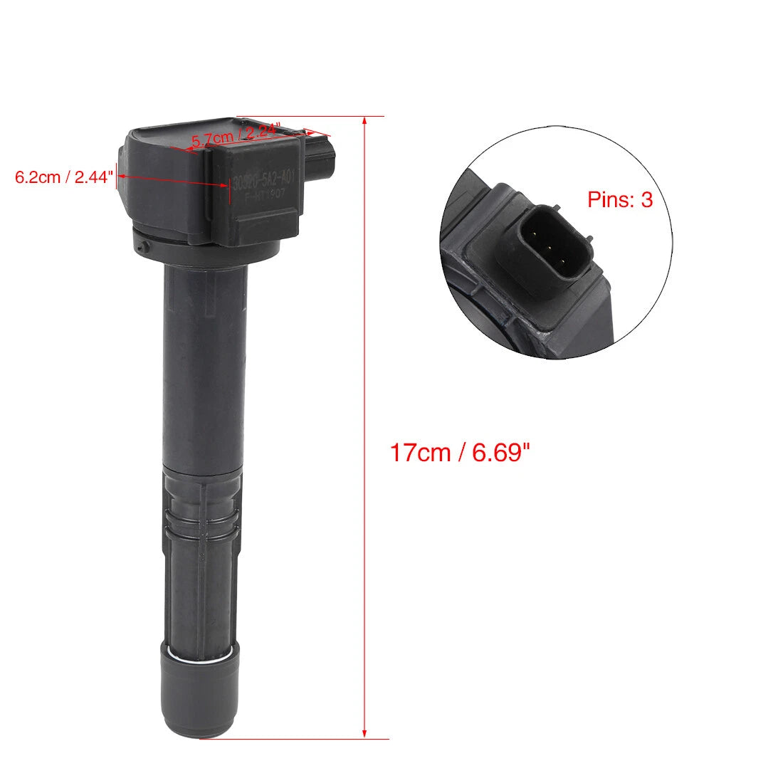 Ignition Coil Gray for Honda Accord 2.4L 2013-2017 (2013-2017)