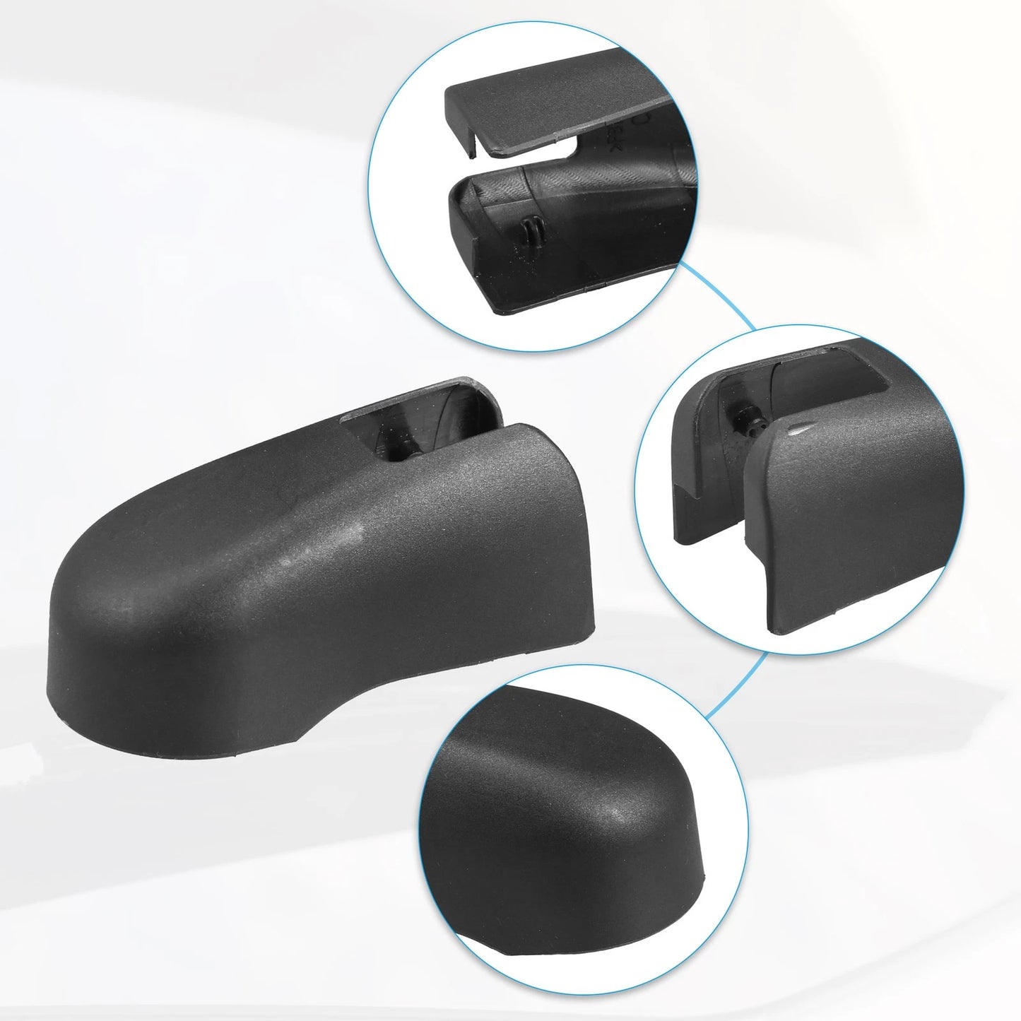 Rear Windshield Wiper Arm Cover for Honda Fit (2015-2020) - Black Cap