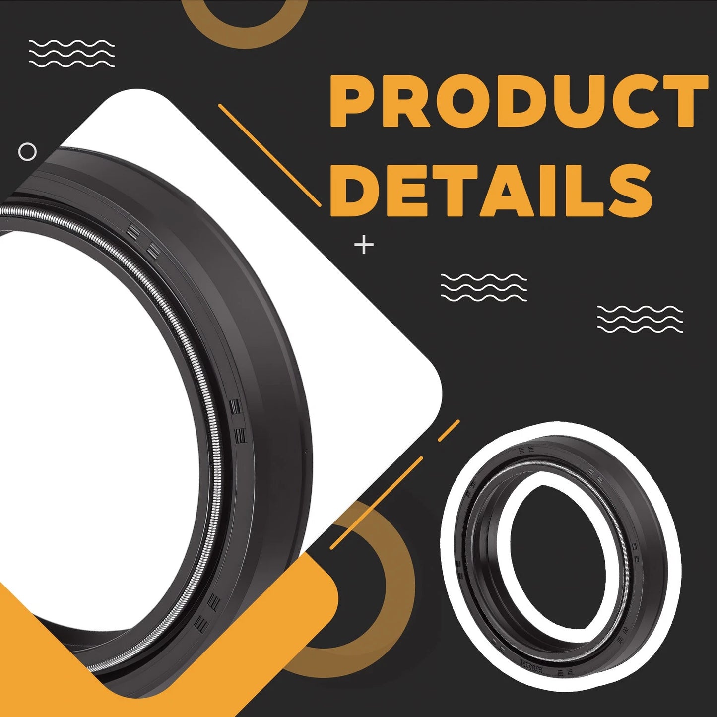 Front Fork Shock Absorber Oil Seals for Suzuki B-King GSX1300BK (2008)