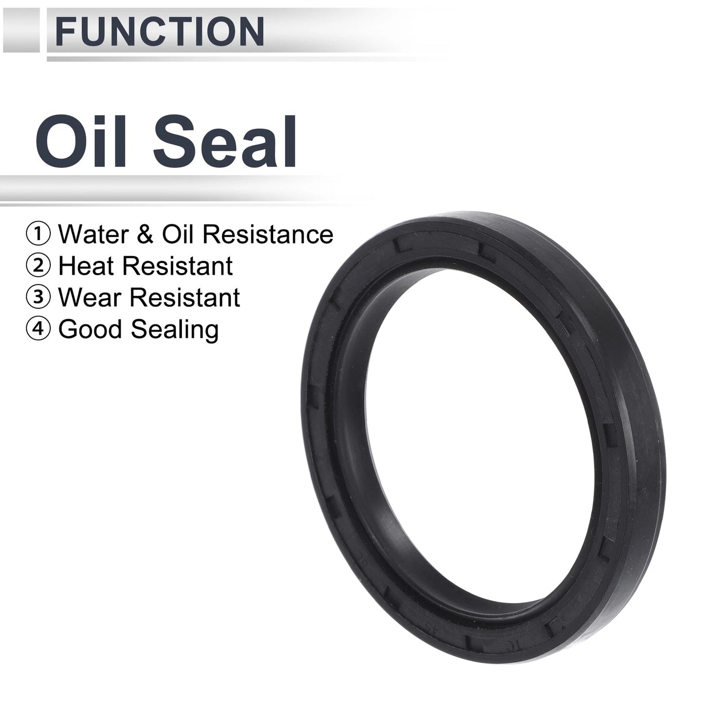 Oil Seal Rotary Shaft Seal NBR Rubber 45x58x7mm 5 x for Make Model