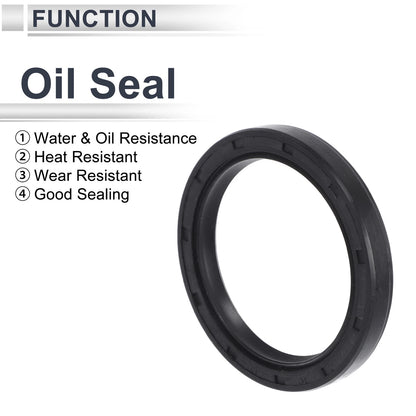 Oil Seal Rotary Shaft Seal NBR Rubber 45x58x7mm 5 x for Make Model