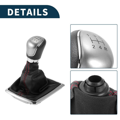 5 Speed Manual Gear Shift Knob & Cover for Ford Focus MK2 (2006-2011)