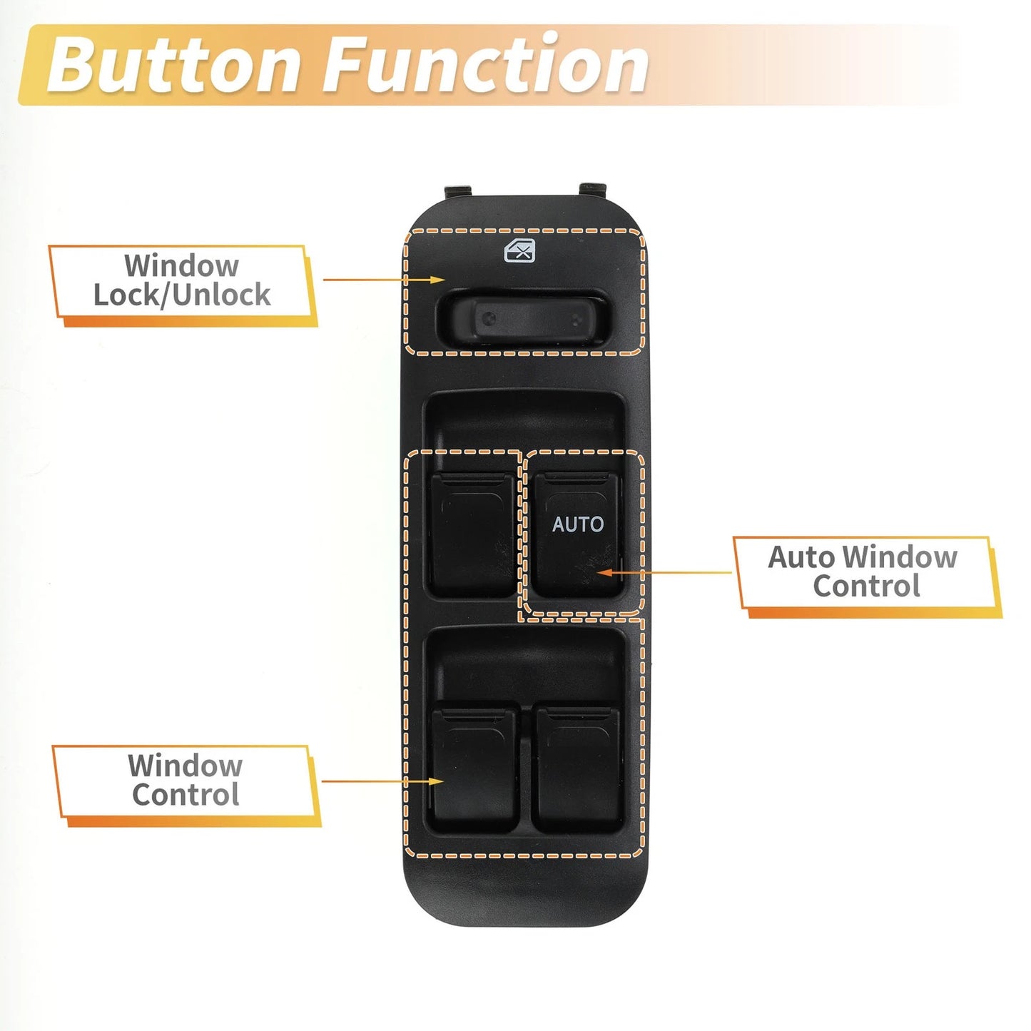 Power Window Switch for Suzuki (Front Right Driver Side)