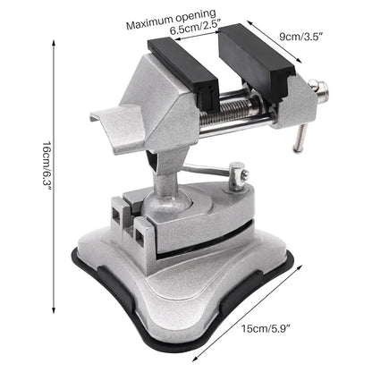 Universal Light Mini Table Vise 360° Rotation Suction Cup Clamp