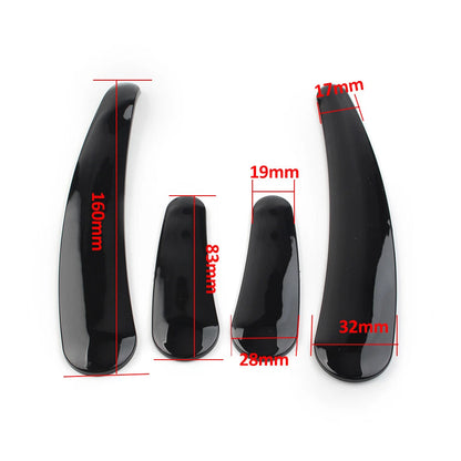 4 Pcs Curved Swingarm Frame Inserts for Harley Softail Models (2008-2023)