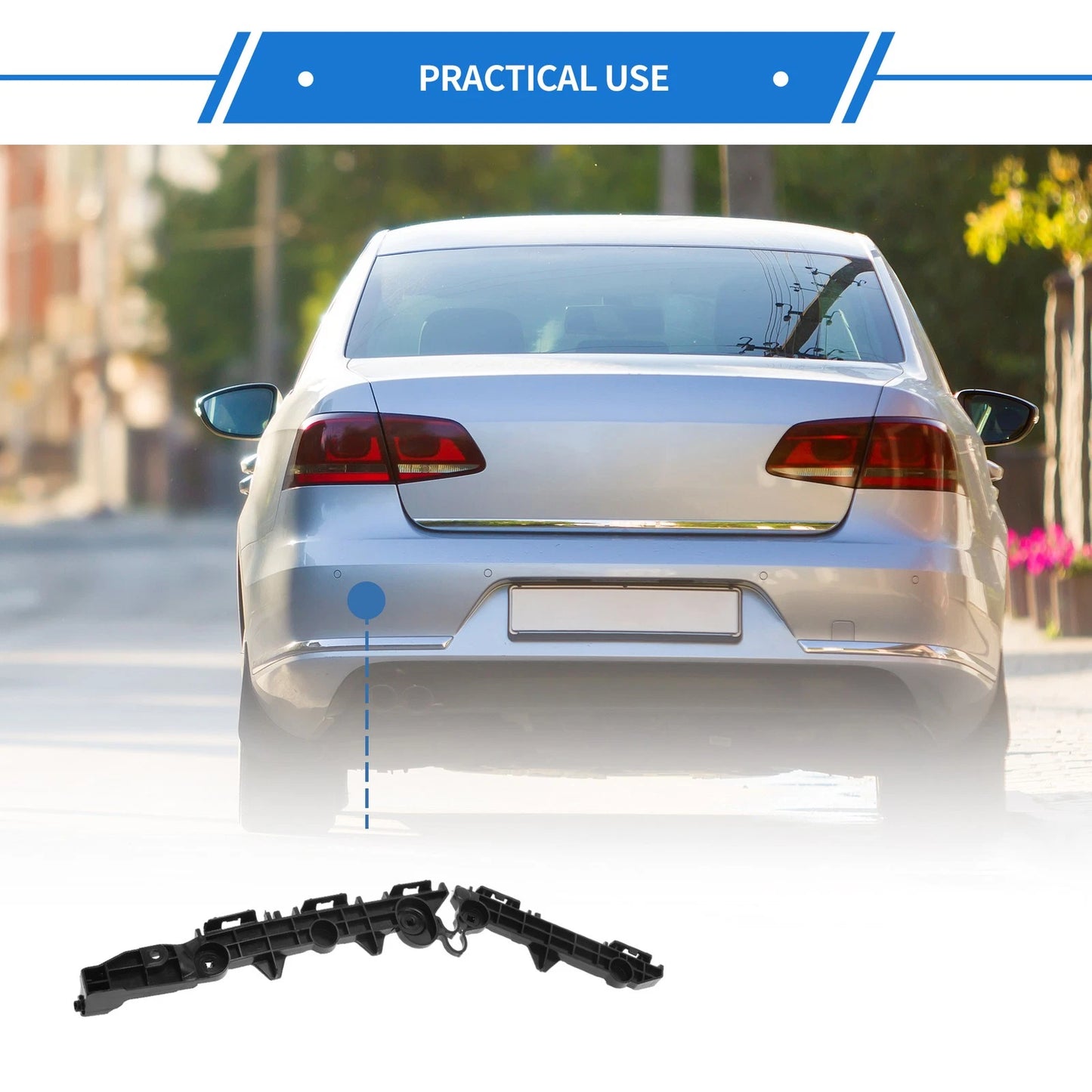 Left Rear Bumper Retainer Bracket for Toyota RAV4 (2019-2022)