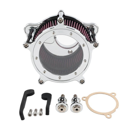 Air Cleaner Intake Filter for Harley Softail Touring Trike 2018-2023 Chrome Red