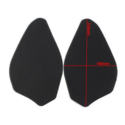 Black Rubber Tank Side Protector Grip for Yamaha YZF-R3 (2019-2020)