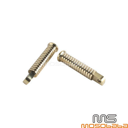 Brass Foot Pegs for Harley Sportster XL883L XL883R XL883 Forty-Eight (2004-2023)