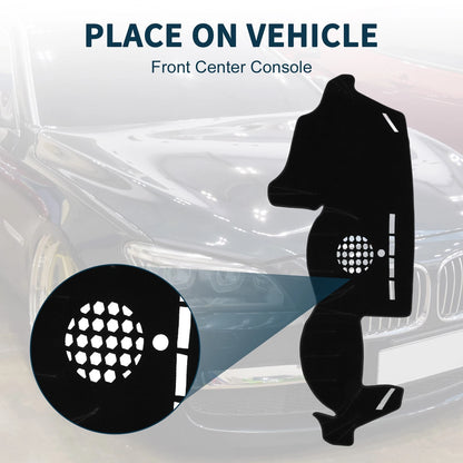 Dashboard Cover Mat for BMW 6 Series 2003-2010 Sun Protector Pad Black