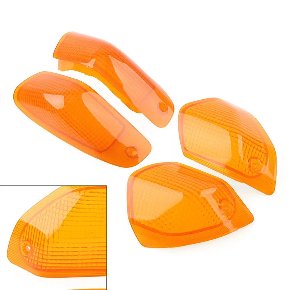 Front Rear Turn Signal Lens for KAWASAKI ZZR400 ZZR600 (1993-2008) Amber