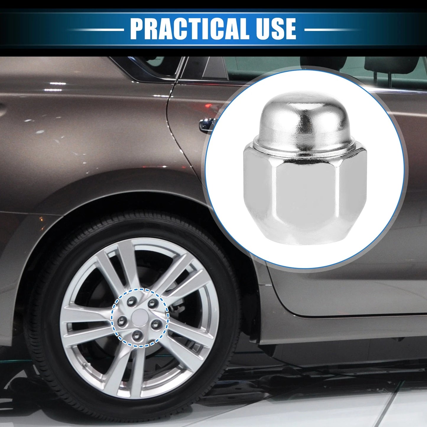 20 x M12x1.25 Wheel Lug Nut for Nissan Altima Infiniti G20 I30