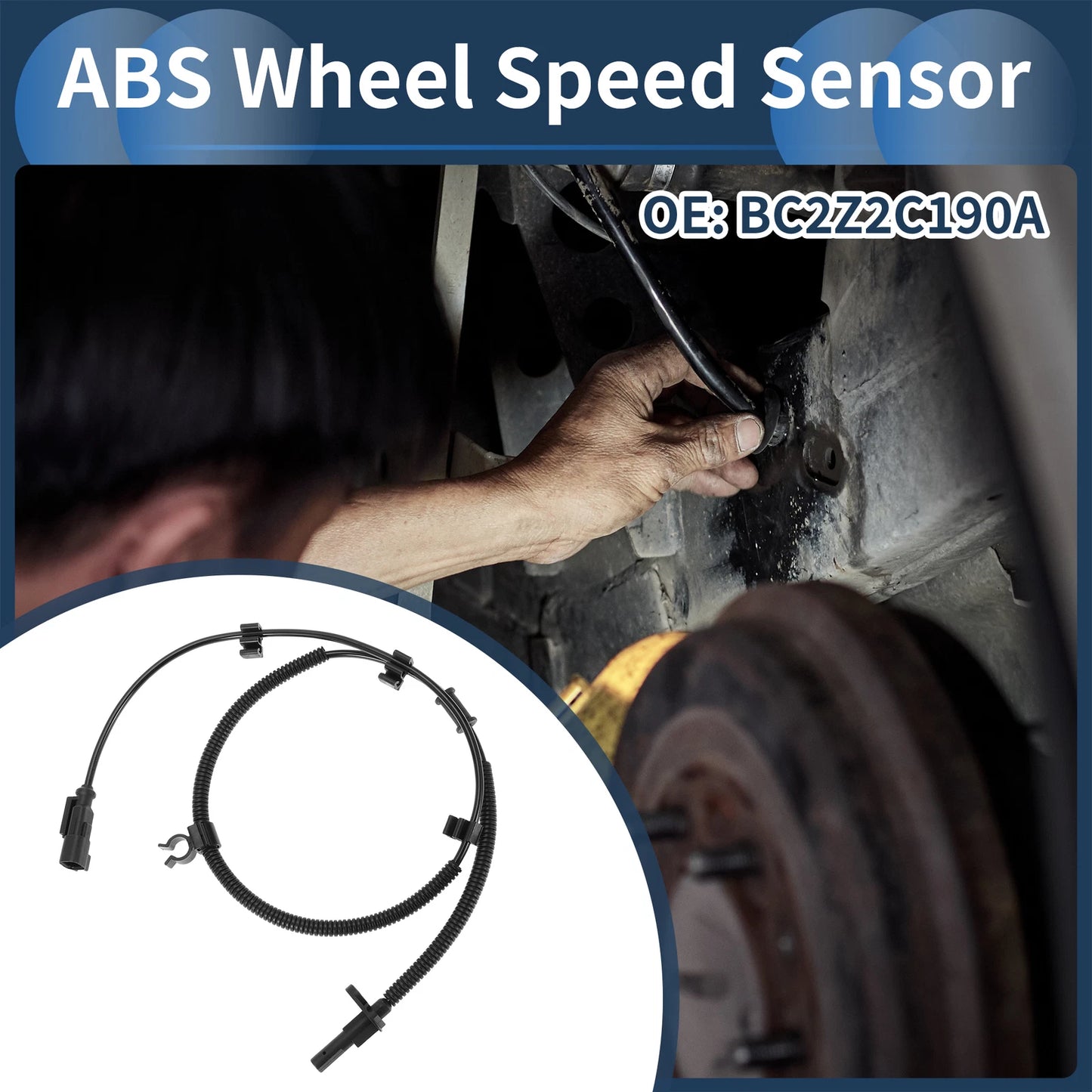 ABS Wheel Speed Sensor for Ford E-150 (2015-2023) Rear Right