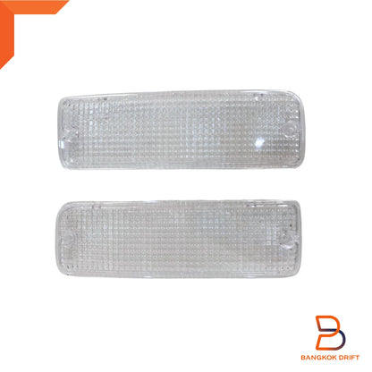 Clear Lens Set Turn Signal Bumper Light Tail Rear Lamp for Toyota Hilux (88-96)
