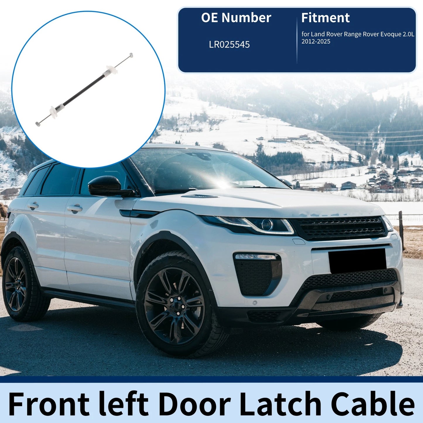 Door Latch Cable No.LR025545 for Land Rover Range Rover Evoque 2012-2025