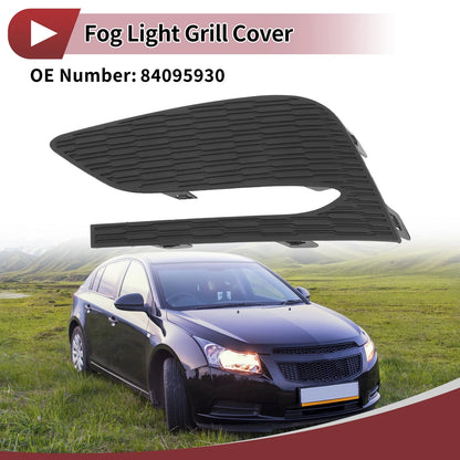 1 Pc Car Front Left Fog Light Grill for Chevy Cruze (2016-2018)
