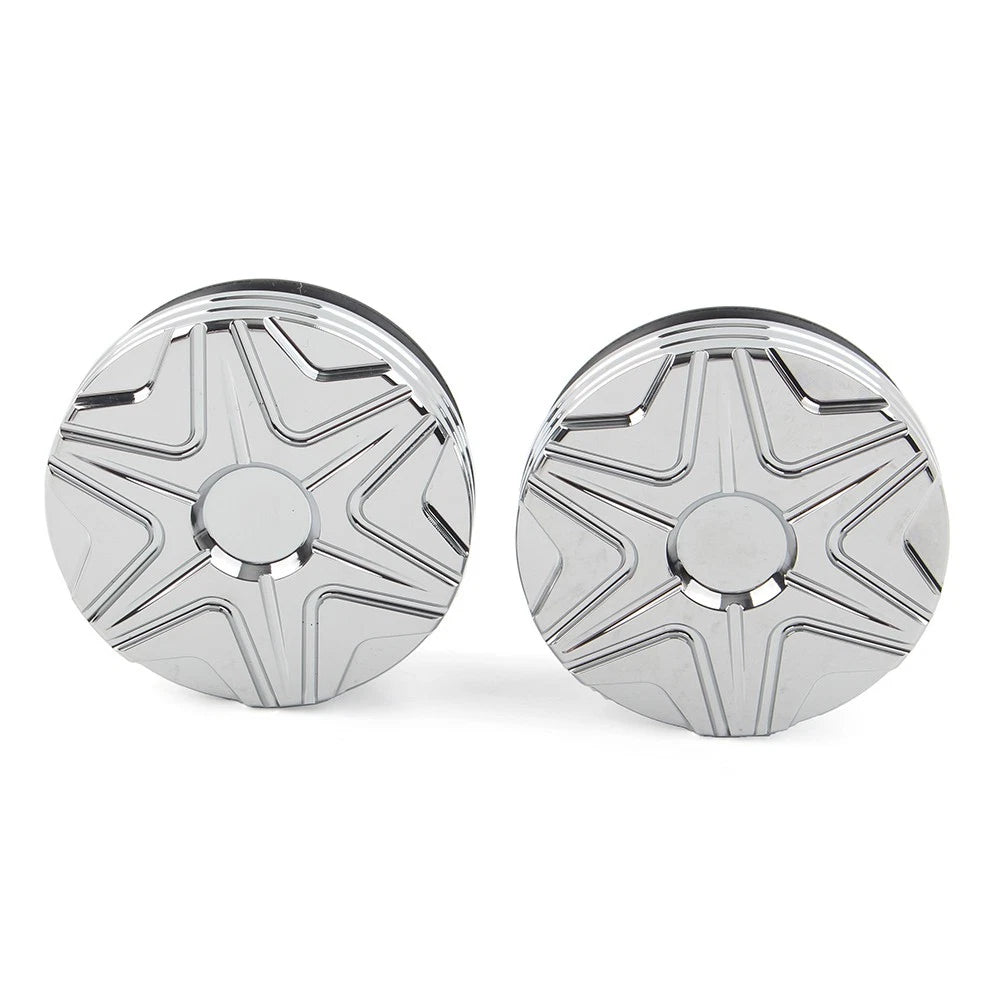 CNC Swingarm Pivot Bolt Covers for Harley V-Rod 2006-2017 ( Covers)