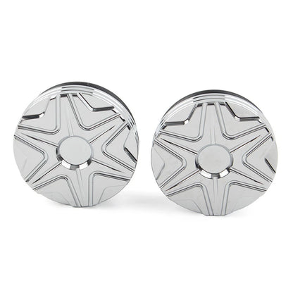 CNC Swingarm Pivot Bolt Covers for Harley V-Rod 2006-2017 ( Covers)