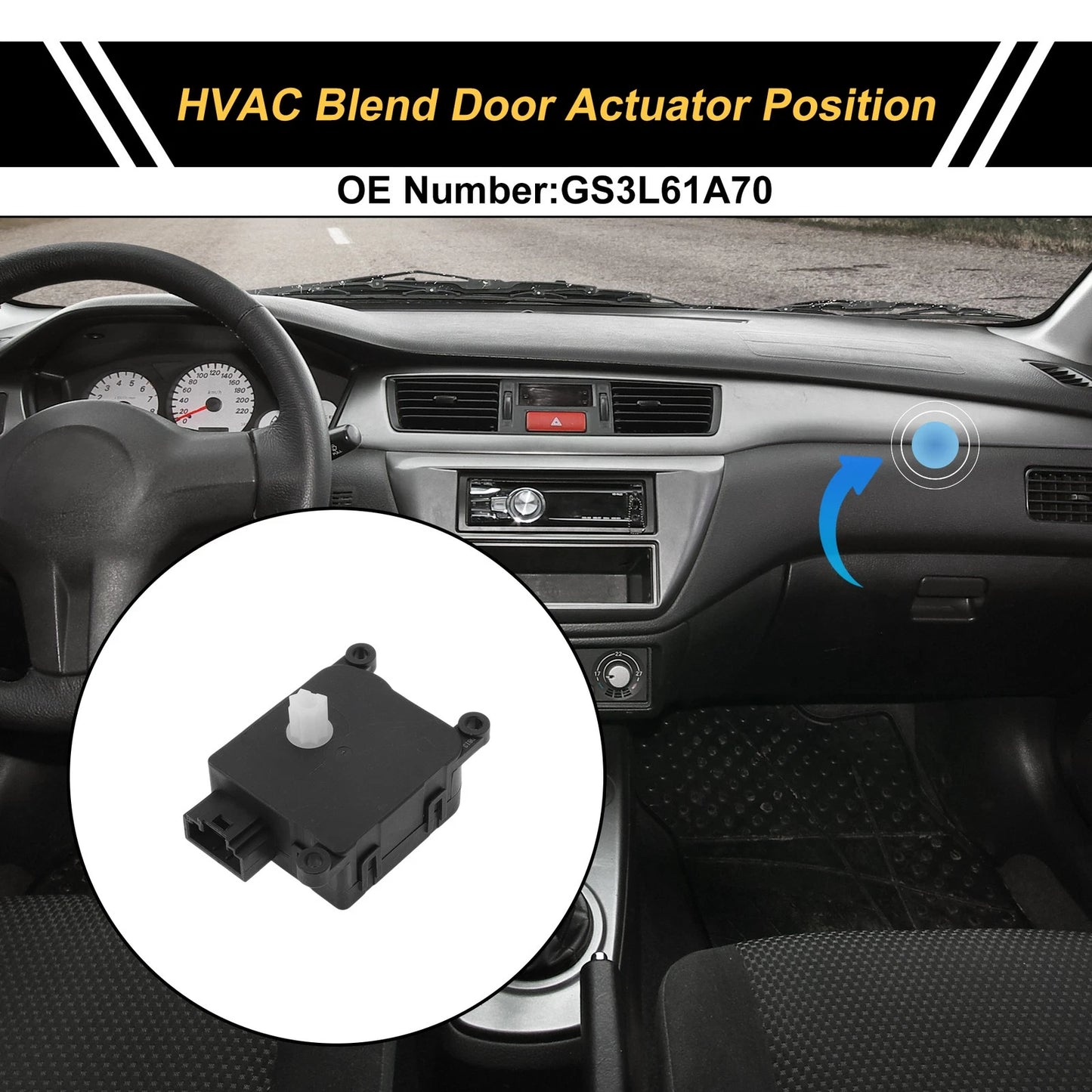 Heater Blend Door Actuator for Mazda 6 (2008-2013)
