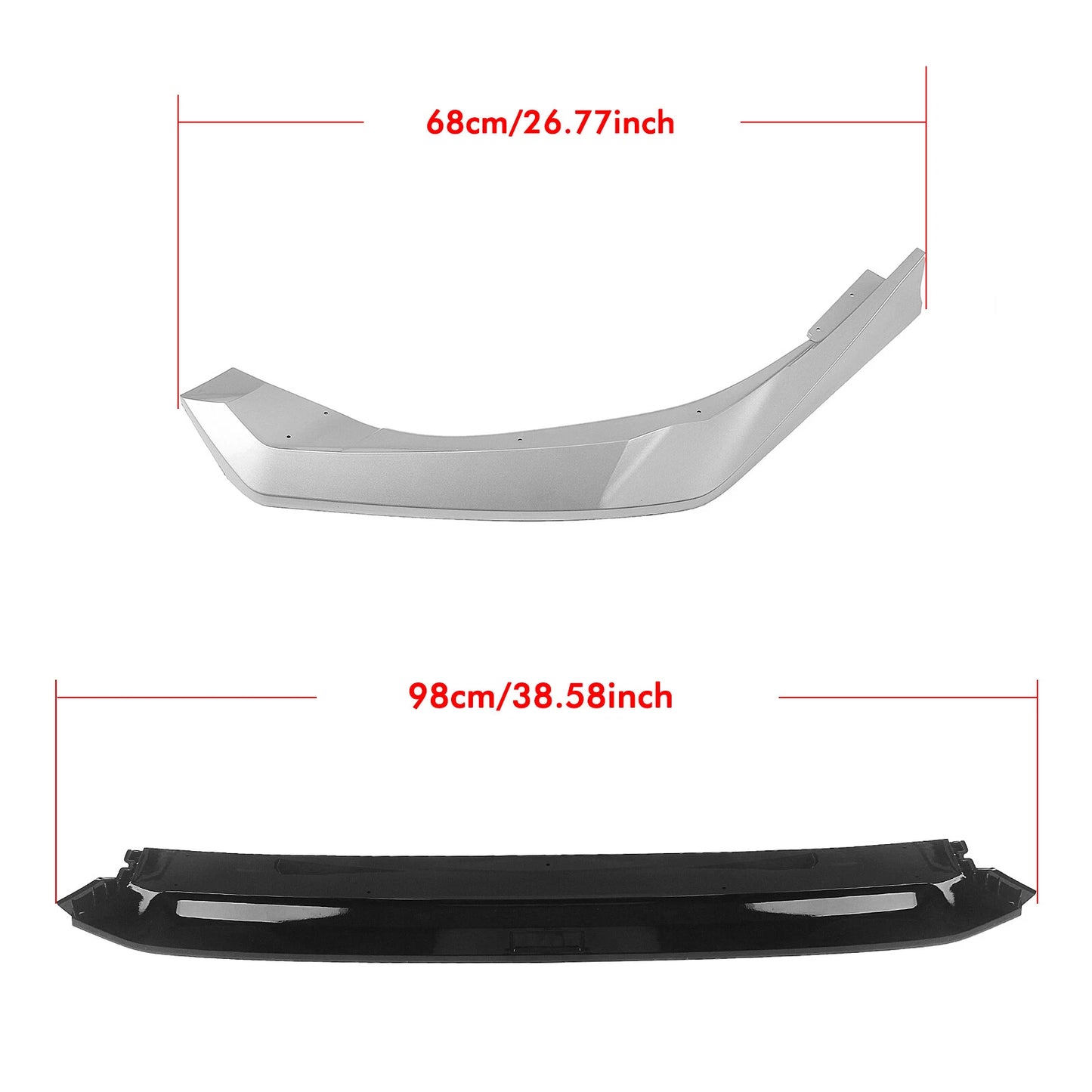 Front Lower Spoiler Lip Splitter for Honda Civic (2011-2015)