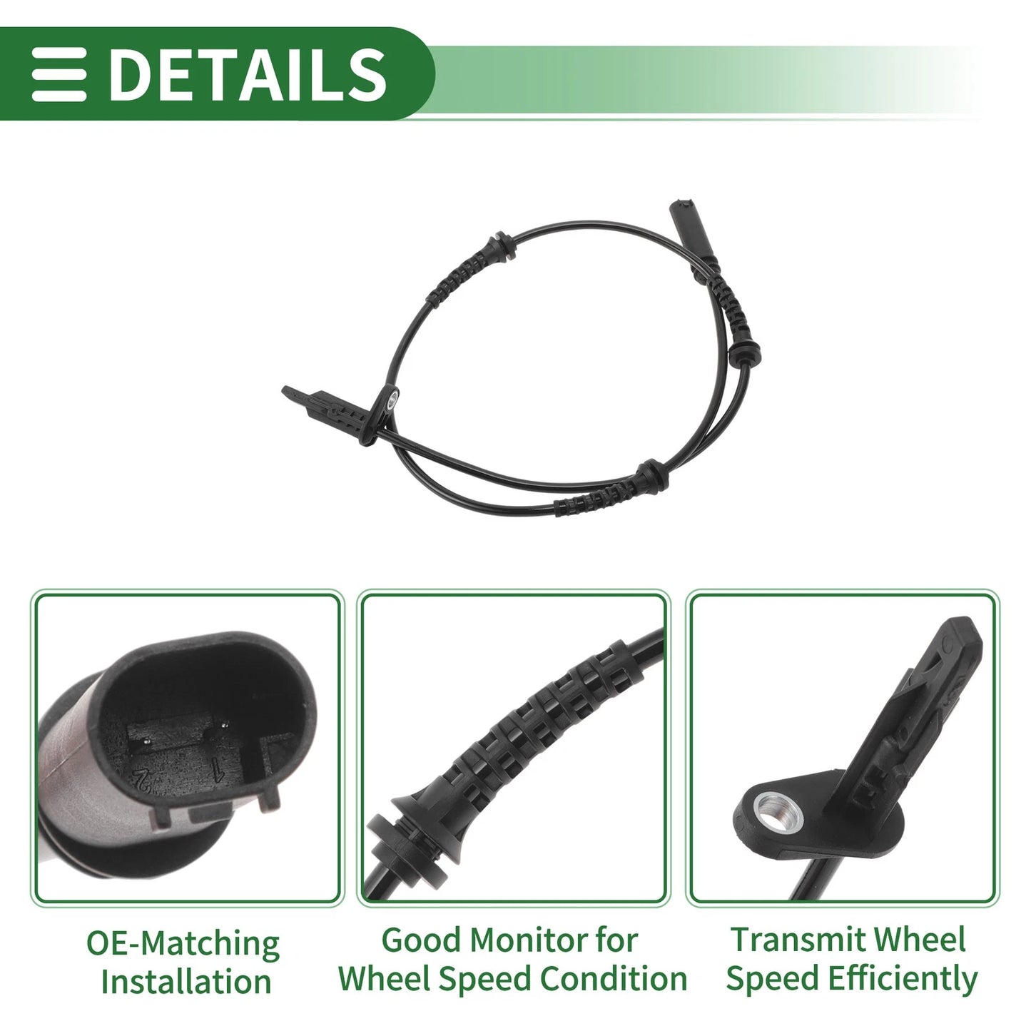 ABS Wheel Speed Sensor for BMW X3 G08 2018-2021 (2 x Sensors)
