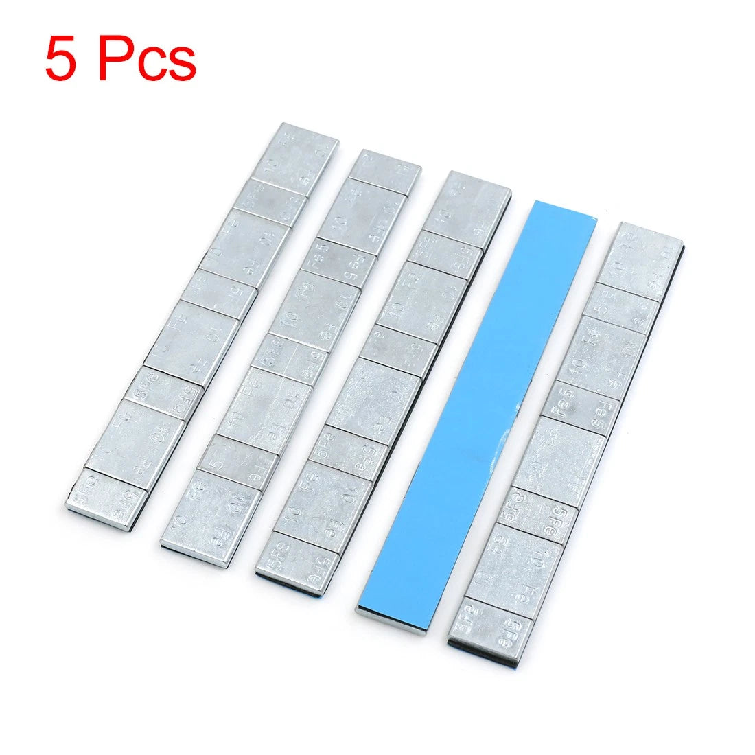 2.1oz Adhesive Wheel Weight Strips 134x18mm 5pcs for Motorcycle