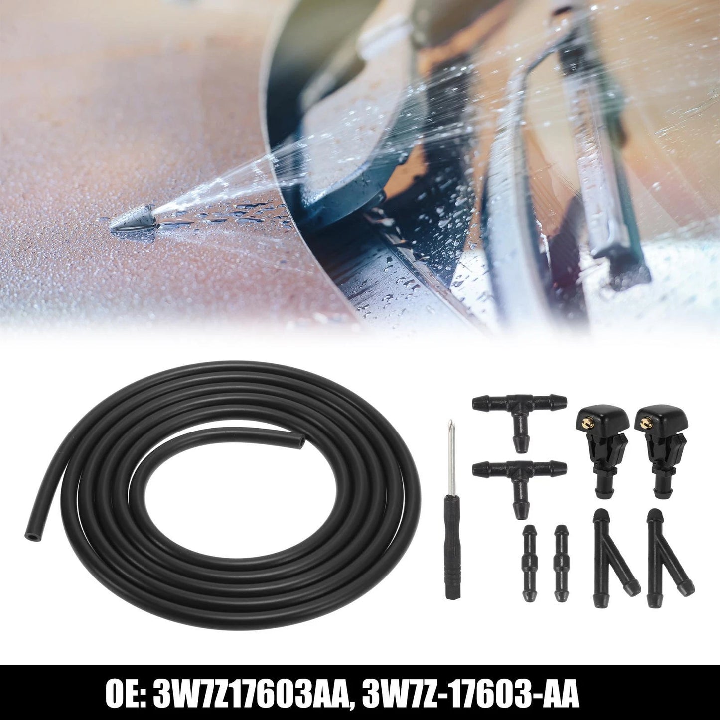 Windshield Washer Nozzles Kit for Ford Econoline (2008-2013)