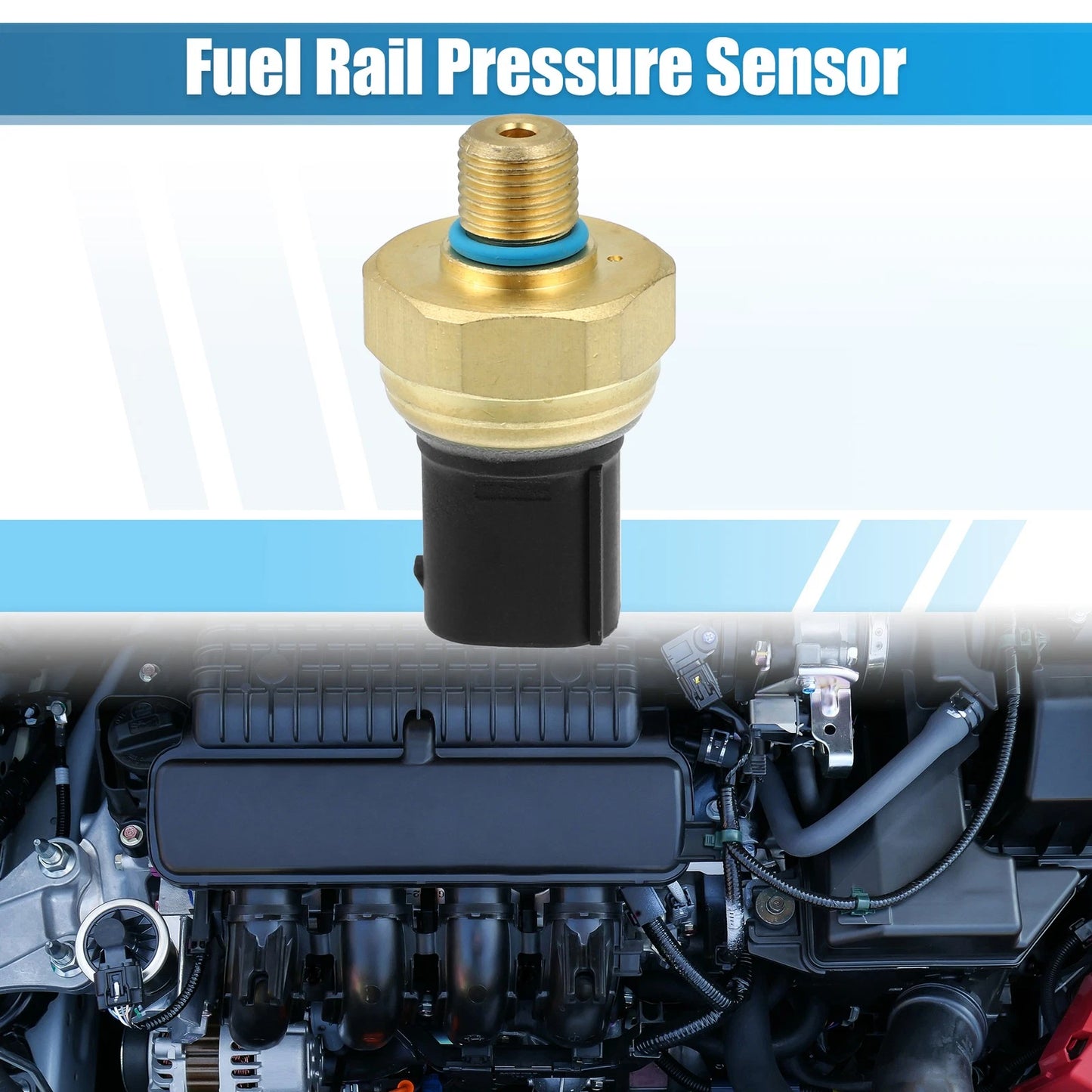 Fuel Rail Pressure Sensor for Ford Edge, Volvo XC60, S60 (2007-2023)