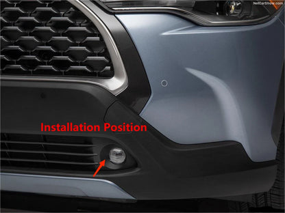 Front Fog Light Frame Cover Trim for Toyota Corolla Cross (2020-2023)