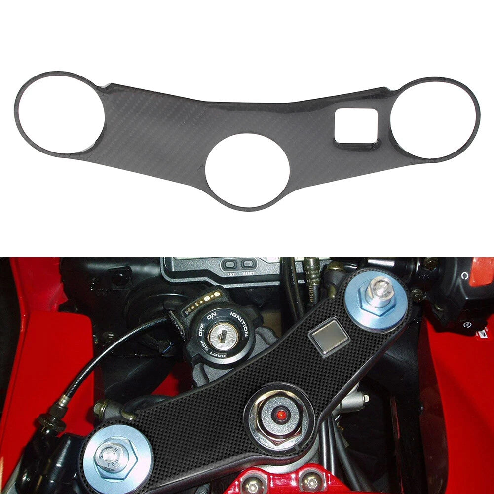 Carbon Top Yoke Fork Protector Sticker Cover for Honda CBR 600 RR (2003-2004)