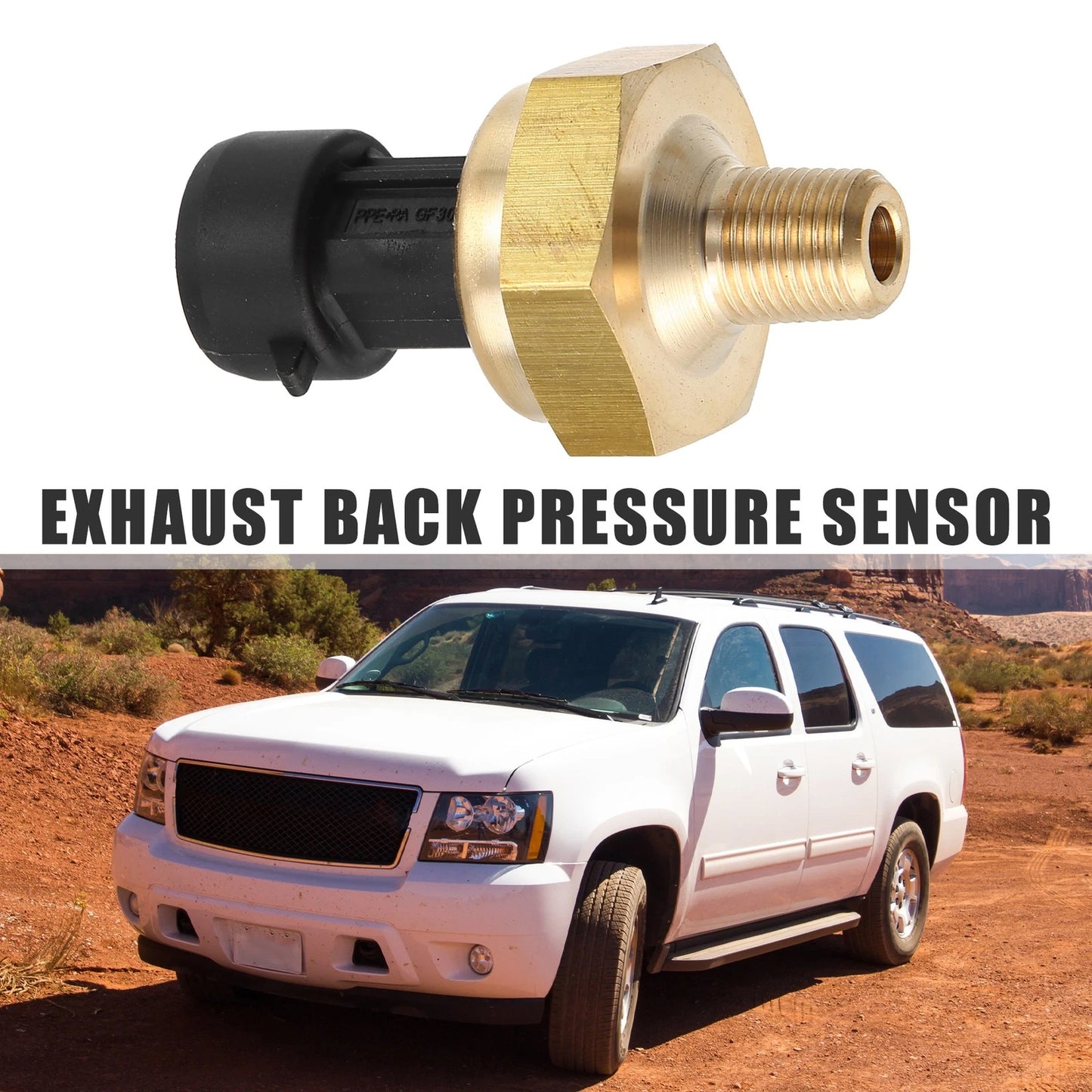 Exhaust Back Pressure Sensor for Ford F-350 Super Duty 6.0L 7.3L Diesel (2003-2007)