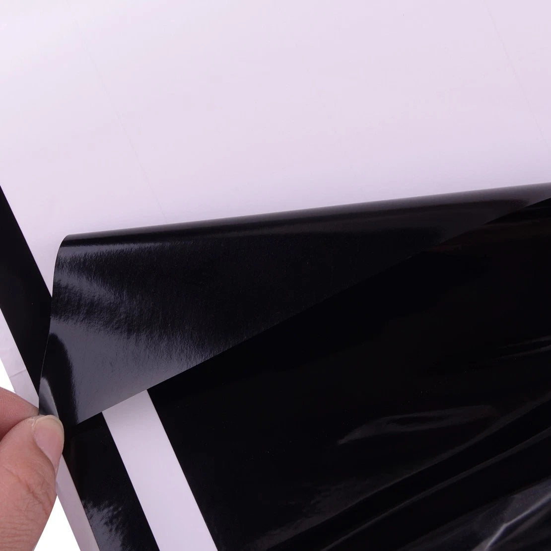 Black Racing Car Side Door Vinyl Stickers